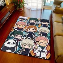 Jujutsu Kaisen Area Rug Carpet Non Slip Floor Mat Soft Bedroom Living Room Home Decor Anime Style -QJY 60x90cm