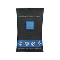 Reusable Silica Gel Dehumidifier Bag 100g Moisture Absorber for Car Home Boat Tool Storage Rechargeable When Blue Turns Pink One Size