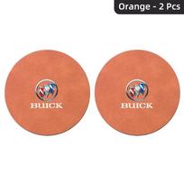 2pcs Suede Car Coaster Water Cup Drink Holder Anti-Slip Pad For Buick Verano Regal LaCrosse Encore enclave royaum Envista GL8