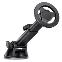 Car Phone Holder Suction Cup Mount Adjustable Telescopic Arm 360 Degree Rotation Sticky High Stability Vehicle Dashboard GPS Stand One Size