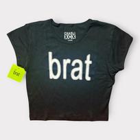 Charli XCX Brat Albumas Juodi Kūdikio Marškinėliai Trumpinti T-Shirt Oficialūs Tour Prekės Dydis Large M