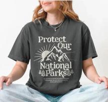 Protect Our National Parks  Shirt, Hiking Nature Lover Gift Tee 2XL