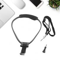 Neck Holder for Action Camera, Hands-Free Mount with Straps for Video