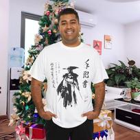 Ghost Of Yotei Atsu Sketch Distressed Wanted Poster T- Shirt S