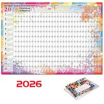 2026 Calendar Planner Sheet Hanging Wall Calendar Yearly Daily Schedule To Do List  Annual Planner Agenda Organizer Office
