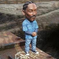 Tupac figūrėlė Nauja reperių žvaigždė Šaunus hiphopo vaikinas Ornamentai Kūrybinga stalo statulėlė Namų svetainės biuro dekoras Lėlė Reperis