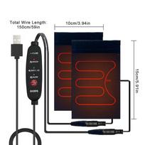 5V Motociklo Šildomos Rankenos Dangtelis 3 Pavarų Reguliuojamas USB Elektrinis Šildymas Dviračio Motociklo Motokroso Rankena Vairo Šildytuvas