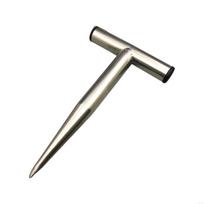 Pack Of 1 Stainless Steel T Soil Hole Digger For Gardening And Outdoor Activities With Ergonomic Handle M4YD