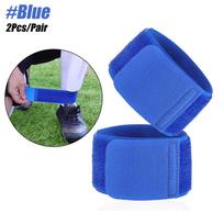 1 Pair Anti-Slip Shin Guard Straps – Adjustable Football Socks Grip – Lightweight & Breathable For Youth & Adult Players