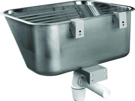 Zlewozmywak Gospodarczy Jednokomorowy Metalowy 53X63,5Cm Inox Eko Kuchinox