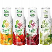 Zestaw 4 Syropów Do Saturatora Soda Fruttamax Light (Bez Cukru)