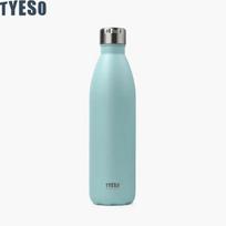 Tyeso 1000ml Nerūdijančio Plieno Kolos Formos Sportinis Vandens Buteliukas Vakuuminis Izoliuotas Termosinis Puodelis Nešiojamas Dviračio Buteliukas Kelioninis Termosas 1000ML žalia