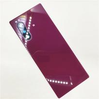 Glass Back Cover For Sony Xperia 5 J8210 J8270 J9210 Battery Cover Rear Door Housing Replacement raudona