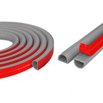 Arc Slot Floor Cord Cover Self-Adhesive Cord Protector Extension Wiring Duct Protector Electric Wire Slot Cable Concealer pilka