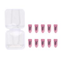 10pcs Car Tire Screw Nail Repair Tool Kit Rubber Vacuum Tire Nail Tire Plug Repair Kit Iron Plastic Black Essential Garage Tools