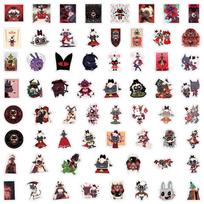 60 New Cult of The Lamb Cartoon Graffiti Stickers Notebook Suitcase Decoration Stickers