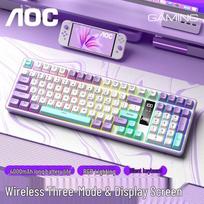 AOC GK320 Tri-Mode RGB Backlit Mechanical Feel Keyboard