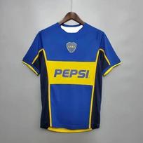 Nauji 2026 m. marškinėliai 3D spaudinys Retro 2002 m. Boca Juniors namų marškinėliai Jaunimui Namų Nr.10 marškinėliai Greitai džiūstantys ir pralaidūs orui M yellow