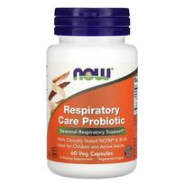 Now Foods Respiratory Care Probiotic Veg Capsules 60 Counts 60 pcs - 1 ea