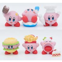 Kirby Star Action Figures Toys With Kirby Cartoon Storage Bag Pvc Cute Figure Action Toy For Kids Adults Children's Birthday Gift Holiday Present