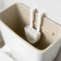 Two Toilet Cistern Sanitizing backs Prevent Odor And Stains Durable Plastic Style White Blue balta