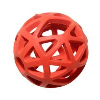 Bonding And Exercise Rubber Dog Toy Offering Multiple Size For Various Breeds To Promote Activity And Safety raudona