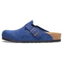 Birkenstock Boston Massage Antibacterial Closed Toe Slippers Unisex Blue Narrow 1026182 38