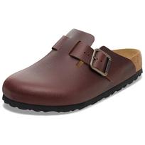 Birkenstock Boston Closed Toe Slippers Men's Dark Brown Regular Loose Fit 1030703 39