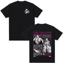 Anime Jojo Bizarre Adventure Killer Queen Graphic T Shirts Men's Women Casual Cotton New Short Sleeves Oversized Top Streetwear S įvairiaspalvis