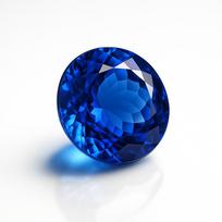 Sri Lanka Natural Blue Sapphire 9.9 Ct Certified Round Shape Loose Gemstone 11.2 mm approx. mėlyna