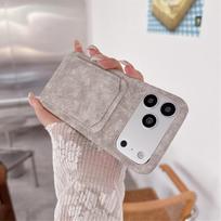 Business  Leather Card Slot Holder Case For For Iphone 17 Air 16 1 14 13 12 11 Pro Max Plus Wallet Borderless Cooling Cover iPhone 16 Pro Max