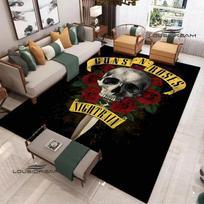 Guns n'roses band retro print carpet fashion home decoration non -slip carpet photography propsmal area rug birthday gift 40cm x 60cm
