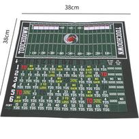 Futbolo kauliukų žaidimas, Realistiškas strateginis futbolo stalo žaidimas šeimai ir draugams, Greito tempo sportinis stalo žaidimas, Unikali futbolo dovana Wooden Material:28x28cm gray