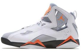 Jordan True Flight White Orange Grey 44.5