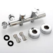 Brass shower faucet, bathtub faucet, washing machine mixer, shower cold and hot water mixer with showerhead holder