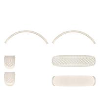 Spalvingas silikoninis galvos juostos dangtelis Pakeičiama ausinių priedų galvos juostos paminkštinimo dėklas Plaunamas apsauginis dangtelis AirPods Max smėlis