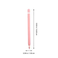 Stylus Pen Protective Sleeve Carrot Design Made of High-Quality Silicone Anti-Roll Anti-Fall Cover for Pencil 2 and All rožinė