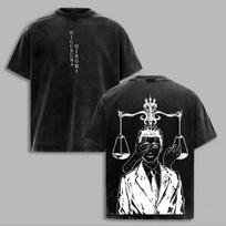 Jujutsu Kaisen Higuruma Hiromi Printed Tee Men Women Washed Cotton T-shirts Manga Vintage T Shirt Harajuku Tshirt S
