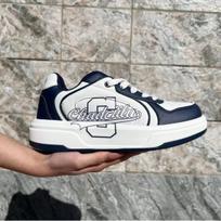Guochao ins Hong Kong style color matching trend student little white shoes men ulzzang Harajuku versatile thick bottom breathable transportation 36