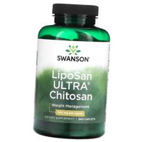 Chitosan, LipoSan Ultra Chitosan, Swanson  240 caplets (72280123) 240caplet