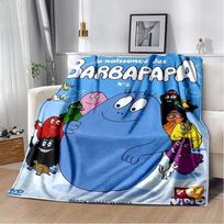 Barbapapų šeimos animacinis filmas, minkštas pledas namams, miegamajam, lovai, sofai, iškylai, kelionėms, biurui, vaikams 30x40in
