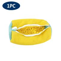 Shoe Washing Machine Bag Laundry Washer Dryer Reusable All Shoe Types Sizes Zipper Closure Padded Fluffy Fibers Sneaker Cleaning