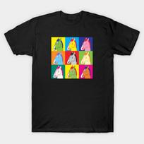 Men Black Print T-shirt Bojack Horseman - Netflix Original Adult Animation No-Cut Transfer Paper Print Cotton Tshirt M juoda