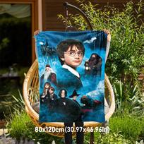 1pc Hogwarts Express Harry Potter Hogwarts Outdoor Flannel Throw Blanket All Season Soft Warmth,Home Decor 1031207 80x120cm