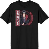 Naruto Shippuden Itachi Uchiha Black T-Shirt S juoda