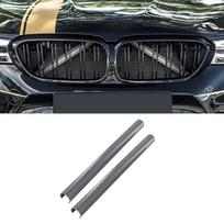 BMW Suderinamas grotelių atraminis V formos laikiklis Apvyniojimo rinkinys iš 2 vnt. ABS apdailos juostelės Gray