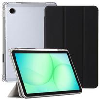 Coque pour Samsung Galaxy Tab A11 Plus / A9 Plus, Antichoc Renforcé avec Porte-Stylet - Noir juoda