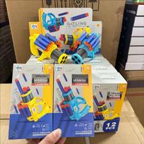 Children Gatling Eva Soft Bullet Gun Boy Toy Simulation Hand Gun Model Outdoor Game Kids Gift Battle Play Plastic Mini Pistol