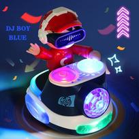 Dancing Electric Dj Boy Toy Will Turn Turn Music Lighted Toys Rock Dj Playing Electronic Music Boy Thanksgiving Halloween Gifts