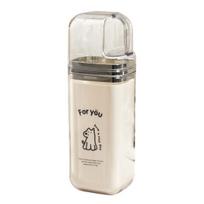 Mouthwash Cup Cartoon Prints Sealed Dustproof Design Travel Toothbrush Toothpaste Holder Lightweight 3 in 1 Dental Set B
